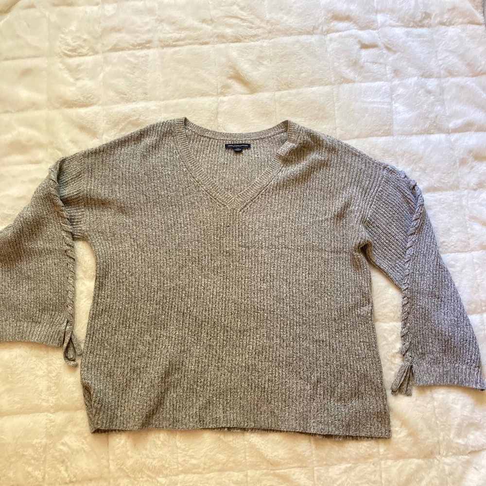 American Eagle Oversized Bell Sleeve Sweater